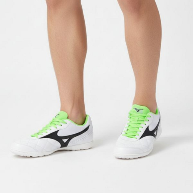 미즈노 공용 모렐리아 살라 클럽 TF - 화이트 인디아 핑크 Q1GB251610