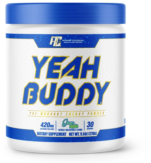 로니콜먼 예버디 Ronnie Coleman Yeah Buddy 30서빙 - Green Apple, 1개 - 쿠팡