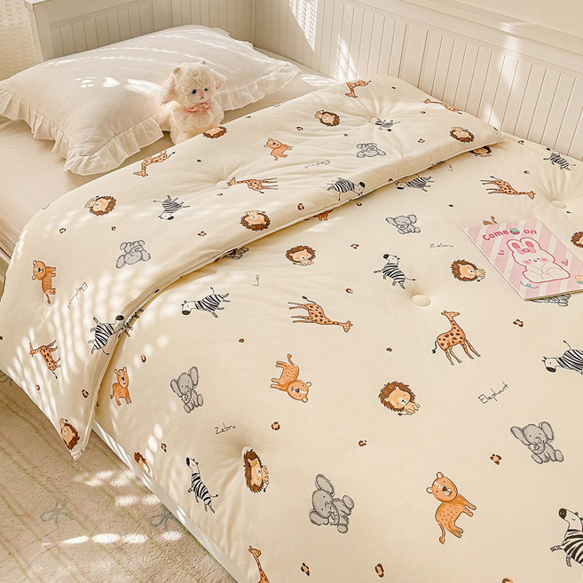 수스존 구름촉감 엠보 순면 양면 사계절 가벼운 먼지없는 차렵이불