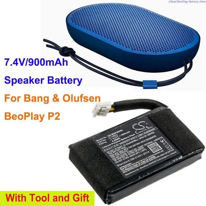 OrangeYu 900mAh 배터리 C129D2 Bang Olufsen BeoPlay P2 용