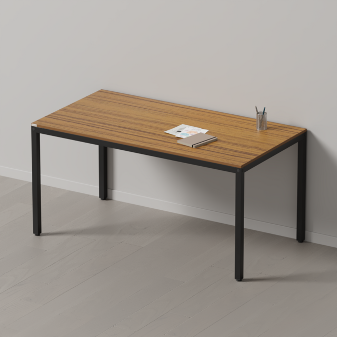 [다가구] 프래그마 1인용 게이밍 컴퓨터 책상 800/1000/1200/1400/1500/1600/1800/2000, 지브라(상판)+블랙(프레임)