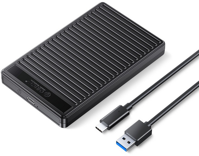 오리코 2.5인치 USB-A SATA 외장하드케이스 PDD25, Type-C to USB-A, 1개