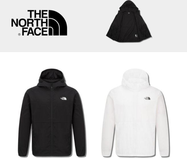 국내매장 정품(백화점) 노스페이스 바람막이 남성 경량 여름 운동자켓 냉감소재