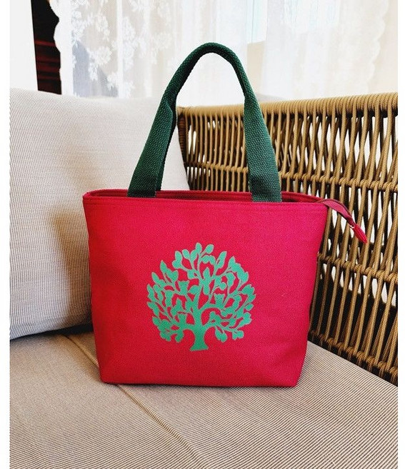 채우다상점 럭키트리 텀블러 물병 수납 다용도 에코 가방