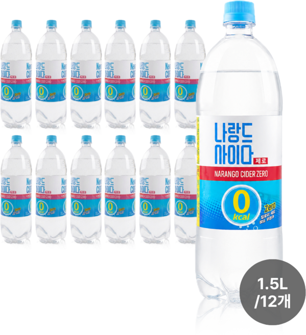 1.5L X 나랑드사이다 페트 12개 동아오츠카