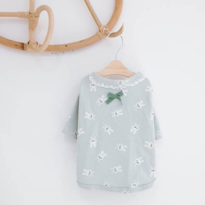 토끼깡총 티셔츠, 민트, 1개