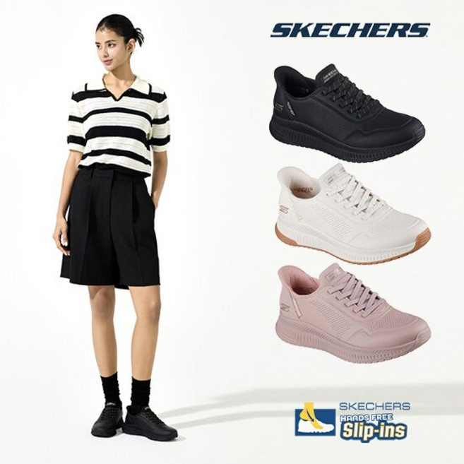 스케쳐스 여성용 밥스 스쿼드 슬립인스