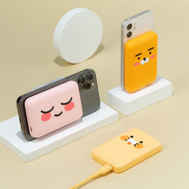 아트박스/카카오프렌즈 카카오프렌즈 어부바 무선 충전 보조배터리5000mAh, 단품