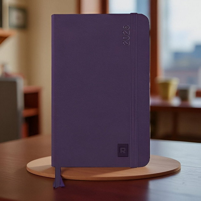 프랑스 로디아 A6 슬림 주간 버티컬 타입 플래너 다이어리 노트 수첩, 오렌지