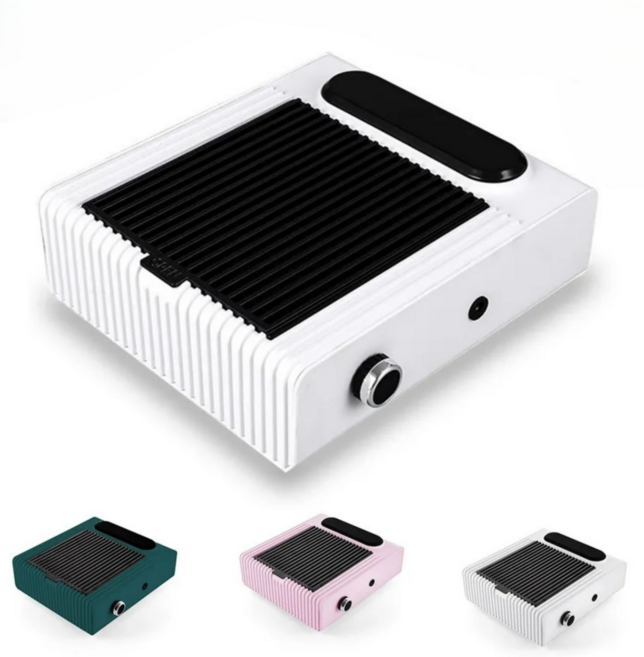 80W 네일흡진기 가루 먼지 흡입기, 1개, 화이트
