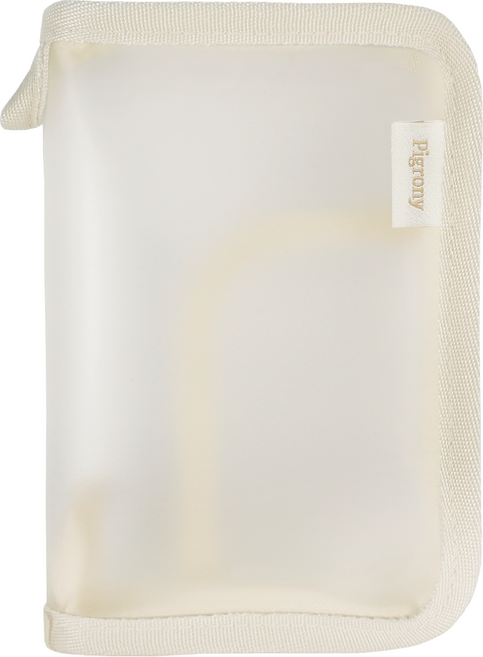 [국내브랜드] 피그로니 씨씨 미니 파우치 어린이집 약파우치 방수 유치원 준비물, 반투명, 투명