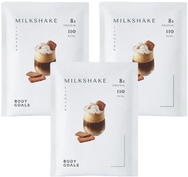 Body Goals 飽飽控卡白奶昔 紅茶拿鐵風味, 30g, 3個