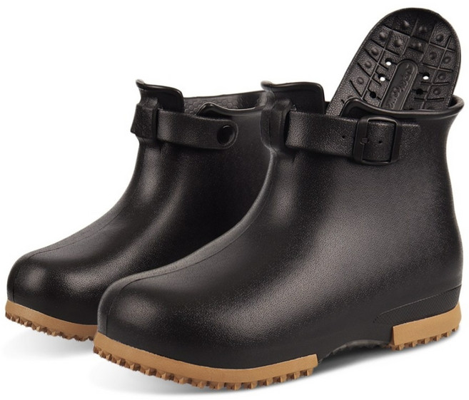 슈퍼카미트 남여공용 무중력 리버커리 더블 쿠션 아치서포트 버클 레인부츠