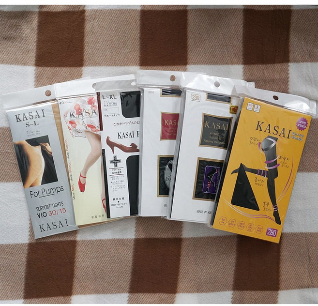 카사이 스타킹 40 80 150 230 280 데니아 기모 압박 팬티스타킹 학생 스타킹 겨울용 사계절용 국산