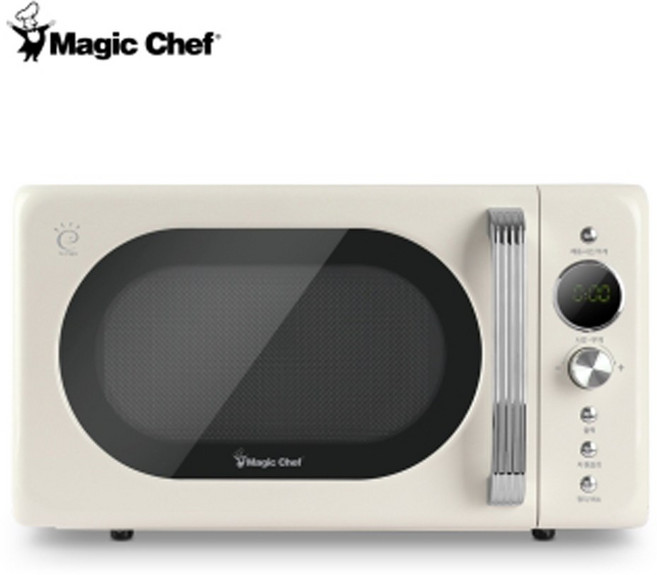 매직쉐프 레트로 플랫 무회전 전자레인지 MEM-GRT20DC 20L, [정품배송]MEM-GRT20DC