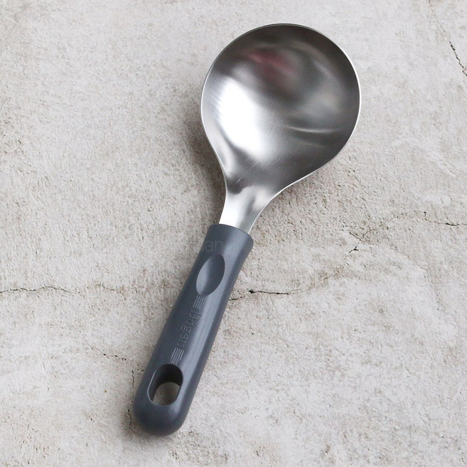 케이주부 보겐 멀티스푼 미니 국자 요리 서빙 스푼 큰 숟가락, 1개, 차콜