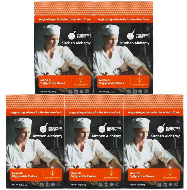 모더니스트 팬트리 퓨어 글리세린 플레이크 [모노 & 다이글리세라이드] 비건 50g, 5개