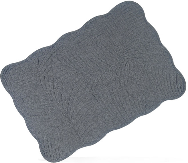 100% 순면 나뭇잎 발매트 논슬립 사계절 주방 소파 욕실 워싱매트, 차콜