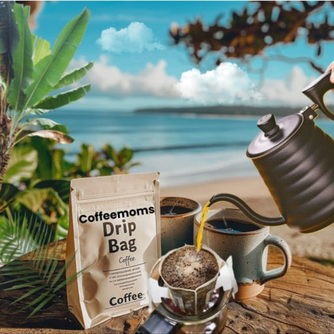 커피맘스 드립백커피 ( 17g ) 직장인커피 간편하게 내려마시는 필수아이템 부산맛집, 1세트, 10개입