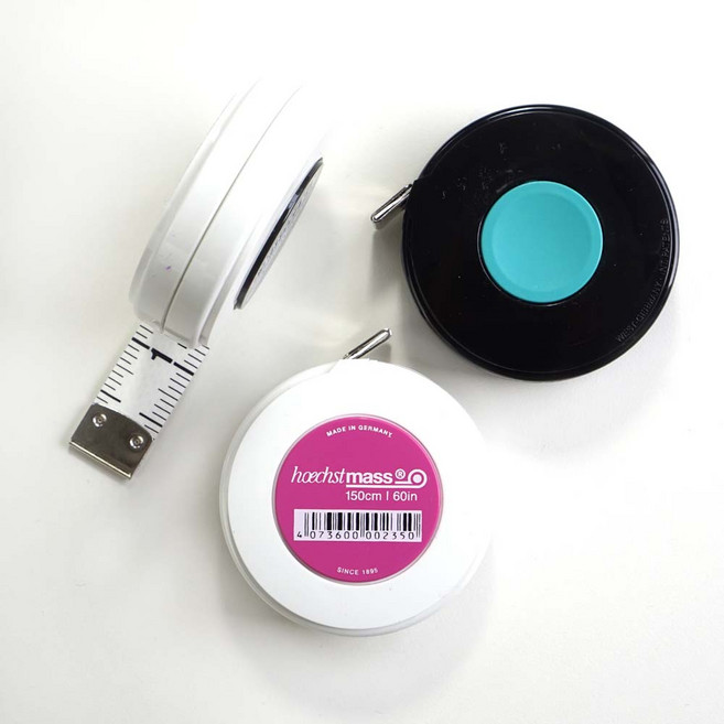 오렌지미싱 론도 봉제용 줄자 독일제 두꺼움 원터치 자동줄자 큰사이즈