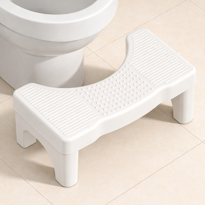 모디홈 변기 발받침 화장실 배변 발판, 화이트
