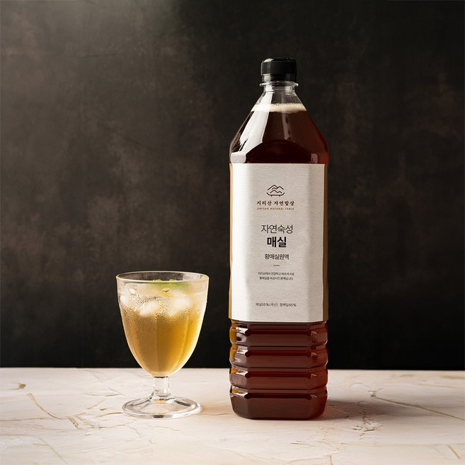 지리산자연밥상 황매실 4년숙성 매실액 매실청 1.5L, 2개