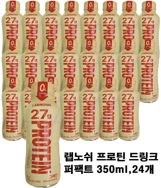 랩노쉬 프로틴 드링크 퍼펙트 그레인, 24개, 350ml