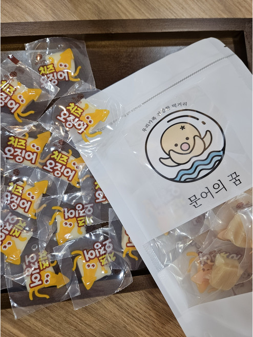 한입쏙치즈오징어, 2개