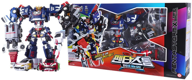 헬로카봇 펜타스톰 X 라이프 캐논 모드 장난감, 혼합색상, 1세트