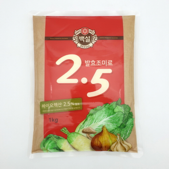 백설 2.5바이오핵산 1kg 1박스(20개), 20개