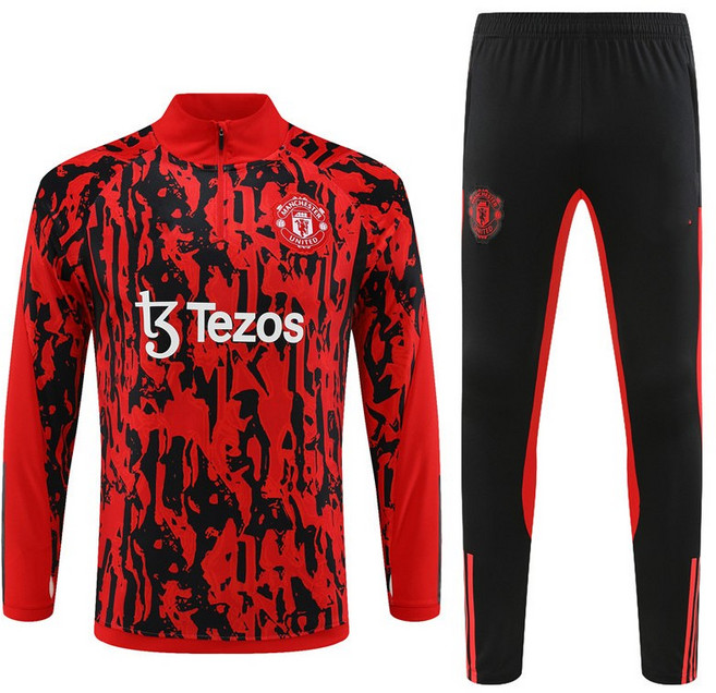 트레이닝복 유니폼 축구복 맨체스터 유나이티드 긴팔 긴바지 세트 상의 하의 스포츠