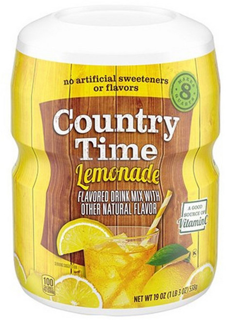 컨츄리타임 레몬에이드 분말, 538g, 10개, 1개입