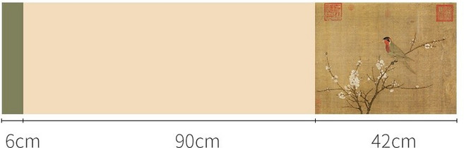 台東發出 宣紙 蠟染宣紙 宋徽宗瘦金體 四尺對開條屏紙 國展投稿比賽書法作品紙, 橫版34*138cm,五色鸚鵡條屏（5張/包）, 1個