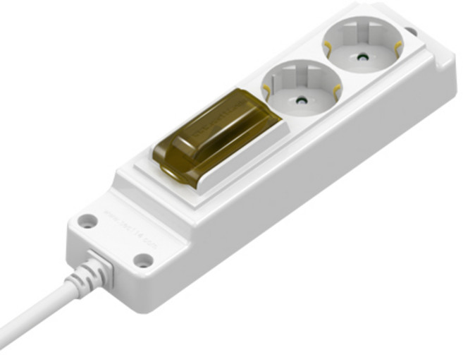 현대일렉트릭 안전한 국내산 고용량 멀티탭 2구 배선 차단기, 1.5m, 1개