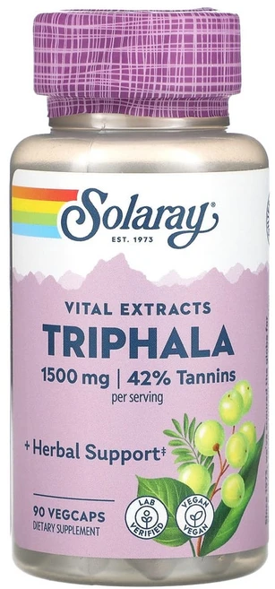 솔라레이 바이탈 추출물 트리팔라 1500mg 베지 캡슐 90정(1정당 500mg), 90정, 1개 - 쿠팡