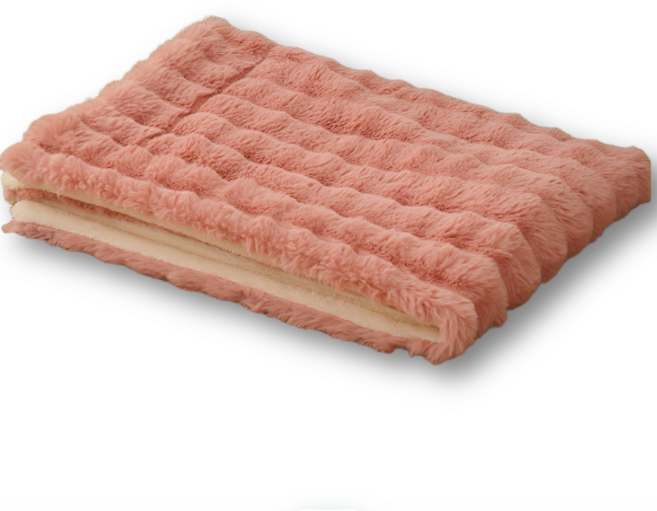 고양이 담요 매트 사계절 극세사 강아지 반려동물 이불, 1개, 핑크