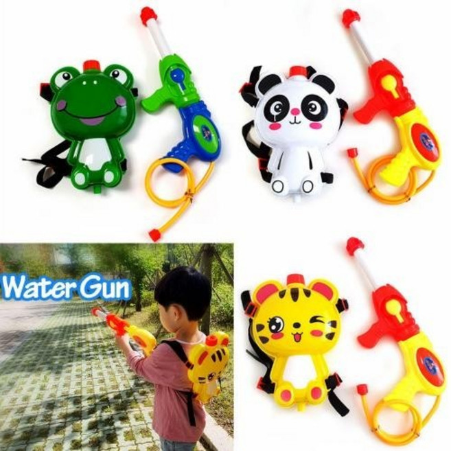 KC인증 배낭형 워터건 배낭물총 워터파크 캠핑 바닷가 물총 장난감, NSG116  고양이