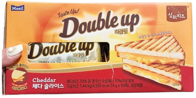 매일 상하치즈 더블업 체다슬라이스, 1.44kg, 1개