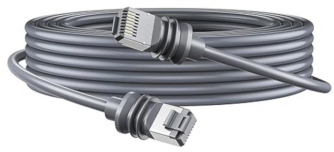 ChShFirLOV 스타링크 미니3세대 이더넷 케이블 표준 작동 교체 V3V4미니용 방수 회색 30FT10M, 1개