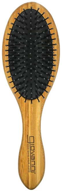 Giovanni 헤어 액세서리 대나무 타원형 헤어 브러시 1개 - 쿠팡