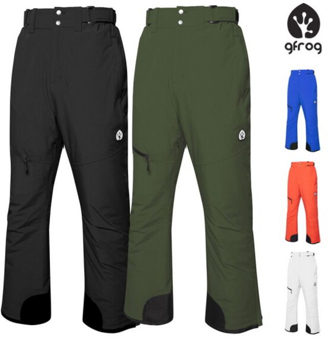 지프로그 애쉬 스키복 보드복 팬츠 블랙