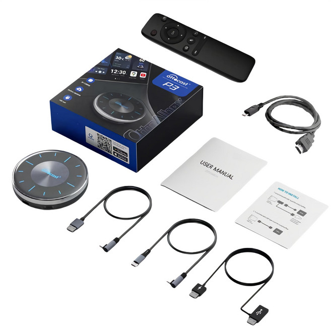 Ottocast P3 車用安卓系統 無線CarPlay轉安卓 影音娛樂設備, 1套