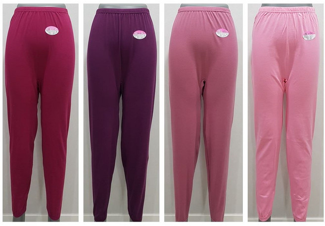 국산 여성 엄마 할머니 내복바지 9부 따수미 하의 별대 핑크 빅사이즈