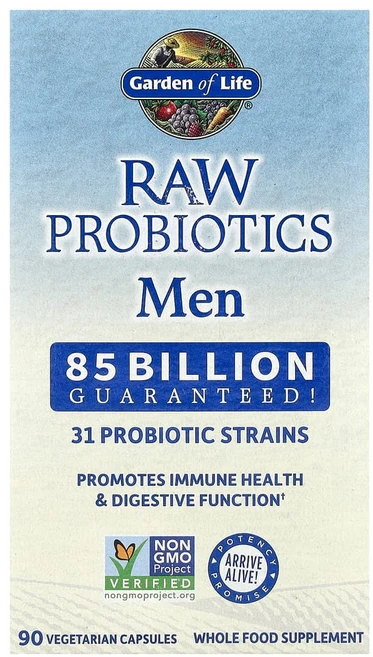 가든오브라이프 RAW 프로바이오틱스 맨 850억 남성용 유산균 90 베지캡슐, 1개, 90정 - 쿠팡