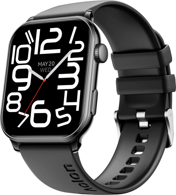 Aolon GTS3 통화가능 스마트 워치 운동측정 1.85인치 대화면 한글판 스마트밴드, 블루투스, 6.17cm, 검정색 - 쿠팡