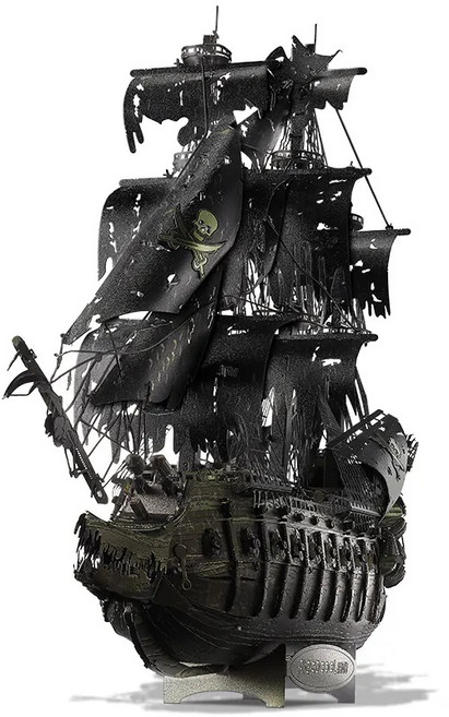 PIECECOOL 피스쿨 플라잉 더치맨 해적선 금속 퍼즐 3D 메탈 프라모델 조립 DIY 키트 에칭, 1개, 369피스, 다양