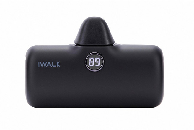 iWALK 五代 閃充Pro口袋電源 快充版 內建接頭 自帶線 行動電源 支架, 雅黑,一般版｜蘋果專用適用14/14以前, DBL5000PC