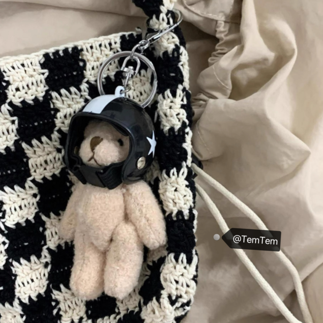 티이엠 힙한 곰돌이 키링