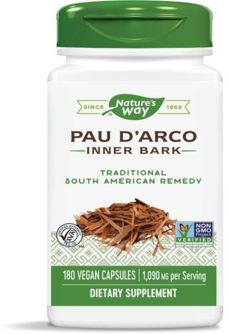 Nature's Way 然萃維 保哥果樹皮萃取素食膠囊, 180顆, 1罐