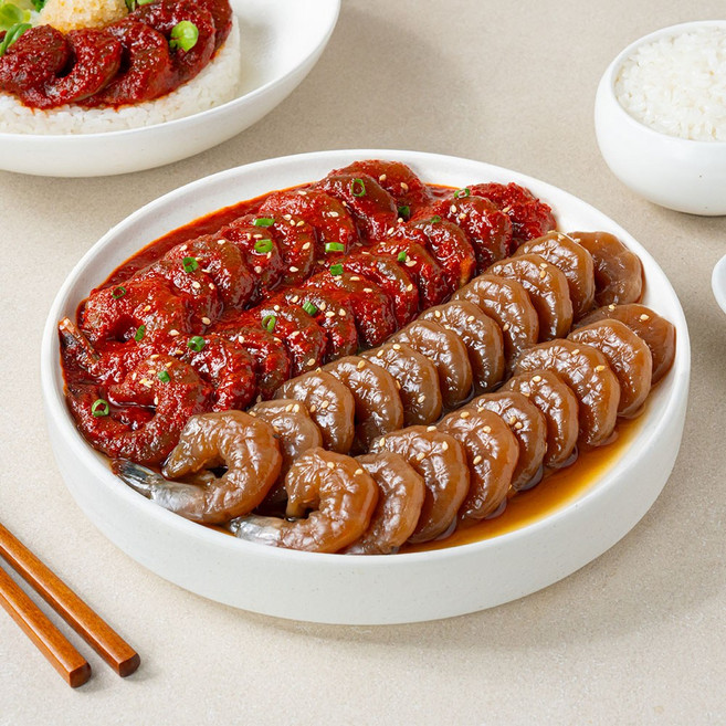 깐새우장 순살 새우장 간장 양념 대하장 350g, 1개